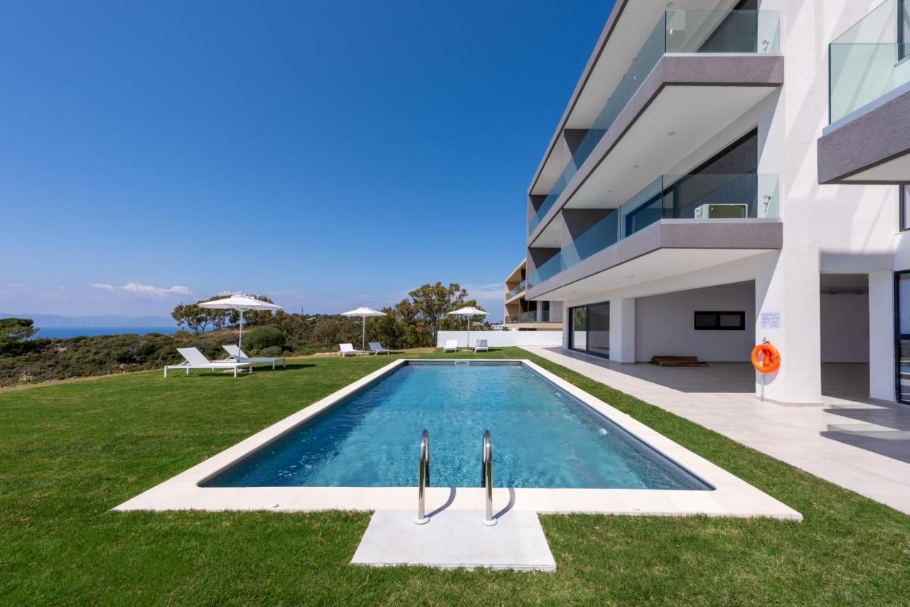 Aquarama Pool Apartments Ixia  Exteriör bild